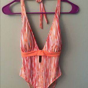New with tags one piece halter swimsuit